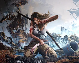 Lara Croft | 200x250cm | 2015 | oil & egg-tempera on linen