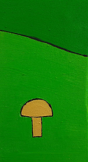 Pilz | 22x12cm | 2012 | oil on canvas