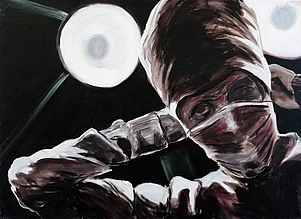 Ärzte - Grasiarzt | 80x110cm | 2010 | acrylic on canvas