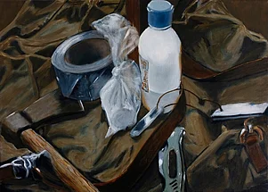 Survival still life | 50x70cm | 2015 | oil & egg-tempera on linen